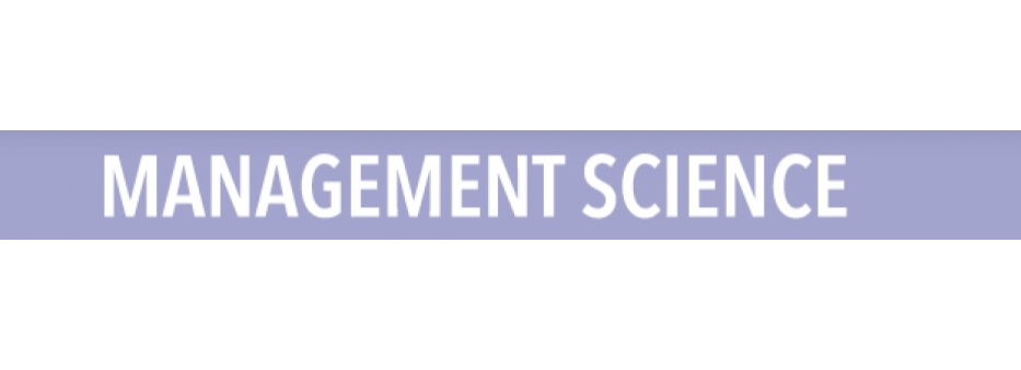 El trabajo de Gemma Berenguer, William B. Haskell, y Lei Li aceptado para la publicación en Management Science