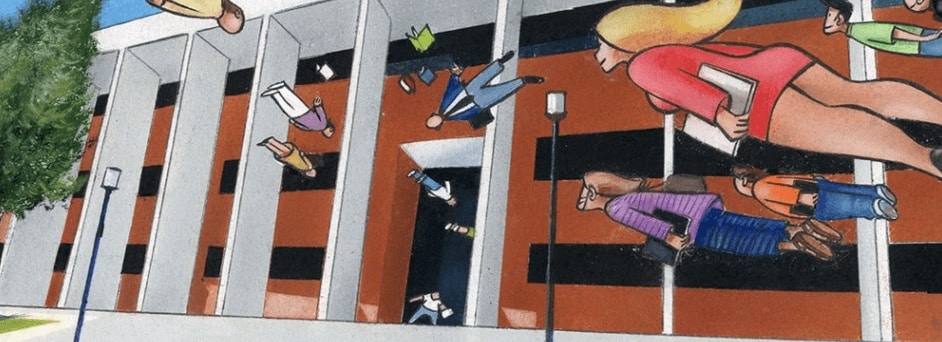 Una ilustración de Juan Álvarez y Jorge G. en la web UC3M Business