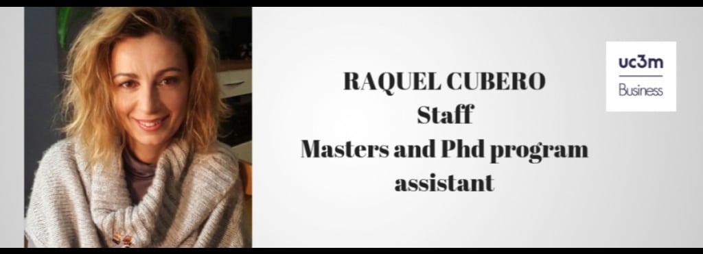 Bienvenida Raquel Cubero, nueva PAS del equipo de UC3M Business