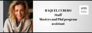 Bienvenida Raquel Cubero, nueva PAS del equipo de UC3M Business