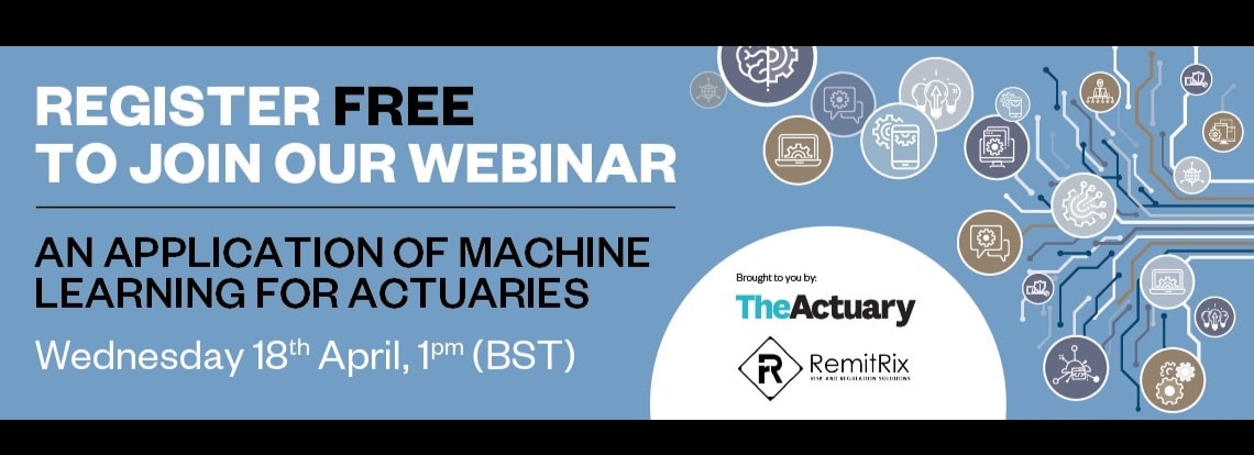 Webinar: Application of Machine Learning for actuaries