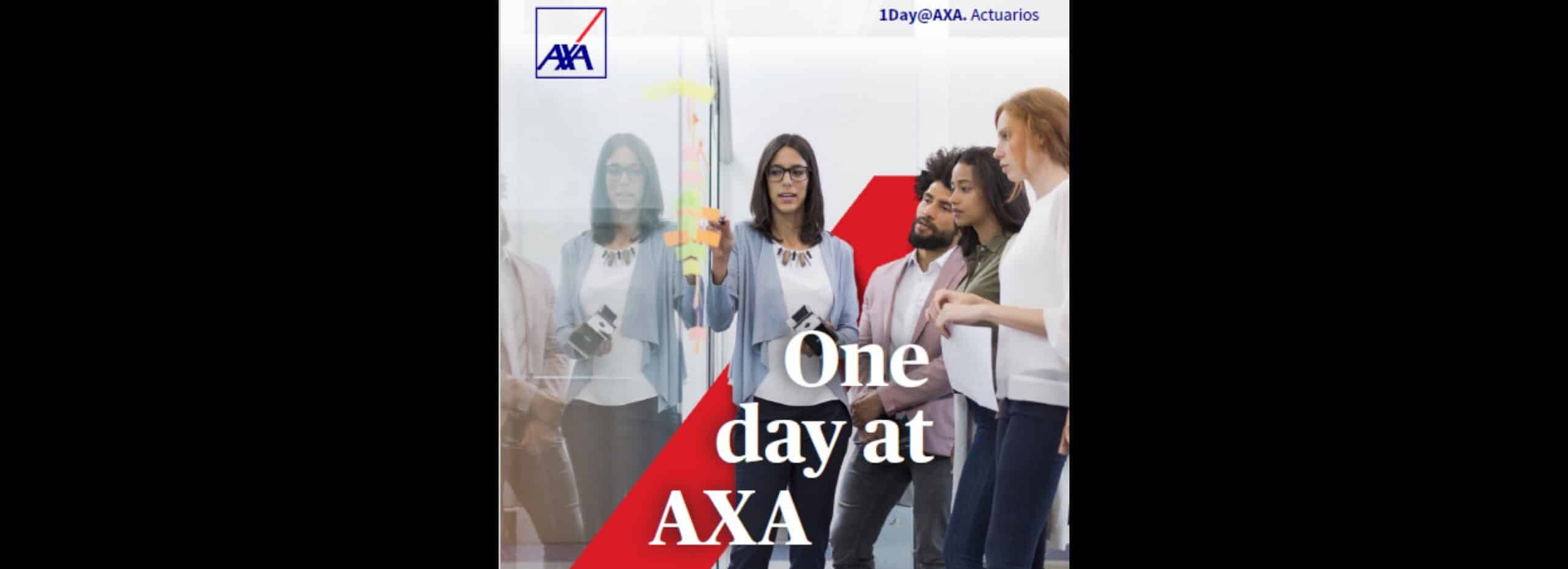 AXA launching: 1Day@AXA_Actuario/as!!!